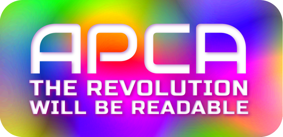 APCA—The Revolution Will Be Readable